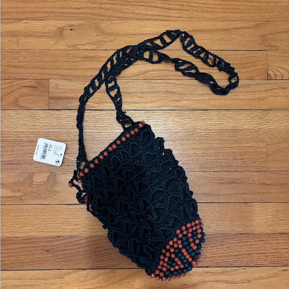 NWT Free People Beaded Crossbody
